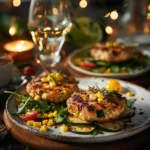 Chicken Zucchini Fresh Corn Burgers
