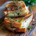 Garlic Bread Grilled Cheese