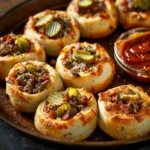 Bacon Cheeseburger Pizza Rolls