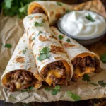 Beefy Cheesy Roll Ups