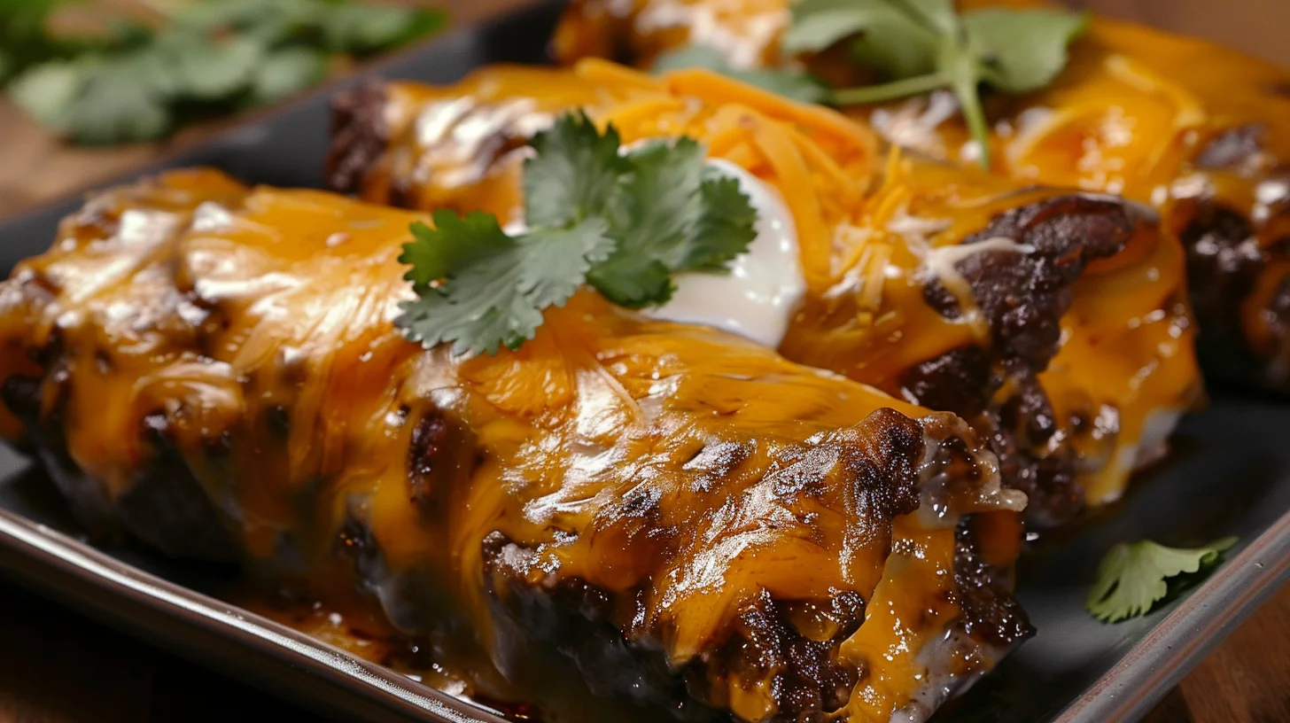 Beefy Cheesy Roll Ups