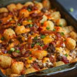Cheesy Bacon Cheeseburger Tater Tot Casserole
