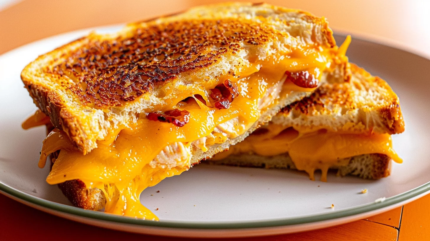 Chicken Bacon Ranch Grilled Cheese