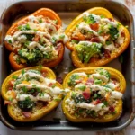 Chicken Bacon Ranch Stuffed Peppers