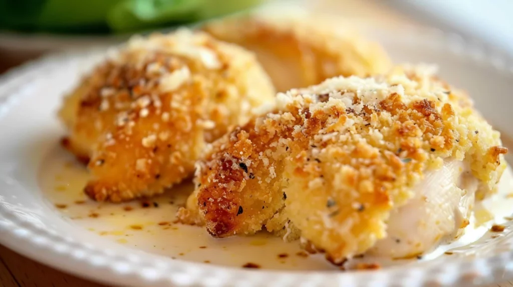 Chicken Pillows With Creamy Parmesan Sauce