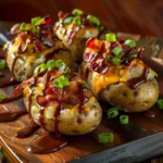 Cowboy Bbq Bacon Loaded Potato Bombs