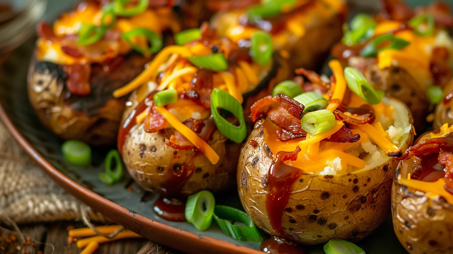 Cowboy Bbq Bacon Loaded Potato Bombs