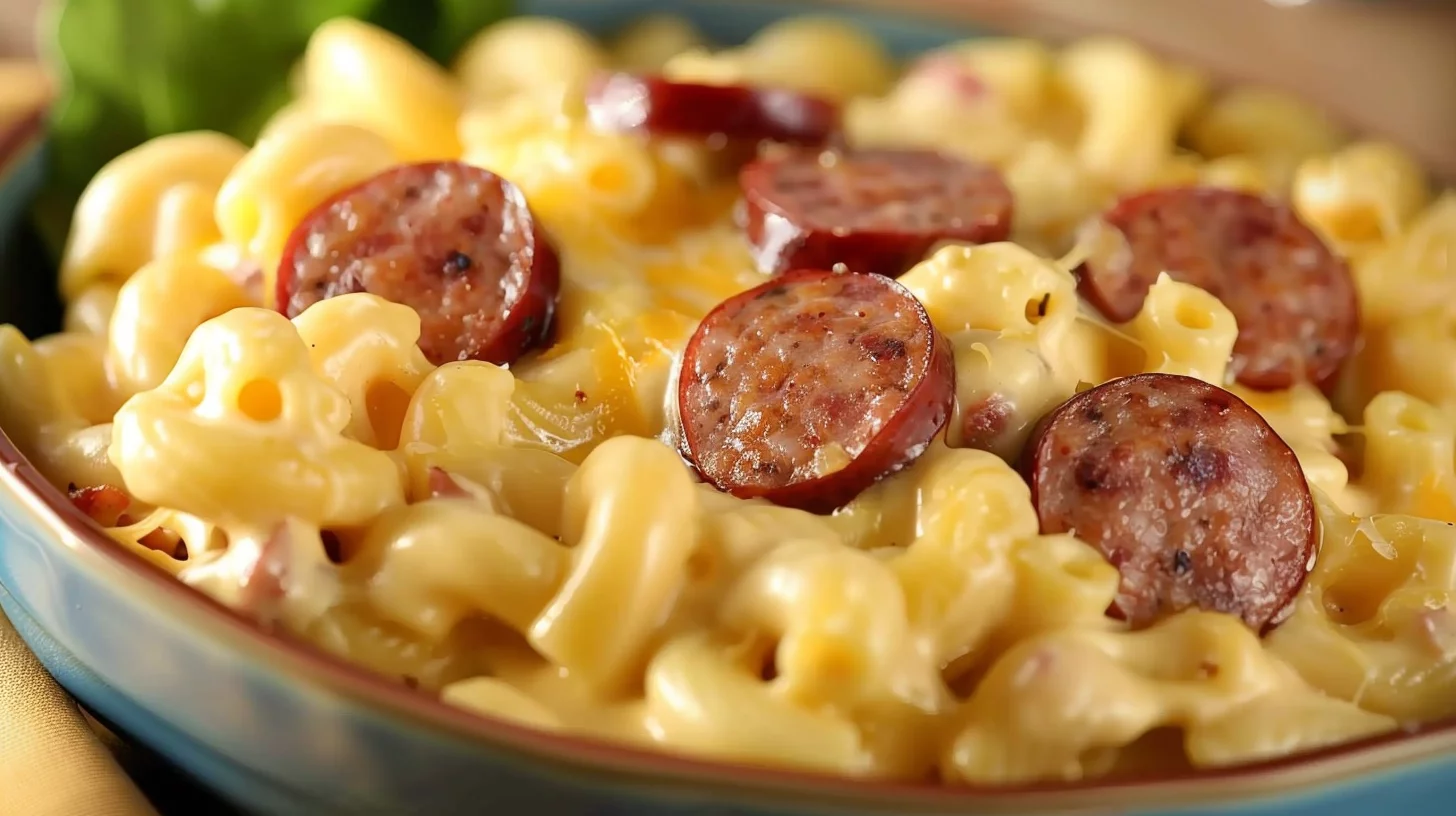 Creamy Smoked Sausage Mac and Cheese
