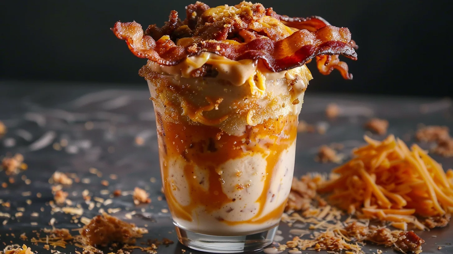 Deep Fried Bacon Chili Cheese Milkshake