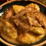 Dutch Oven Squirrel and Dumplings