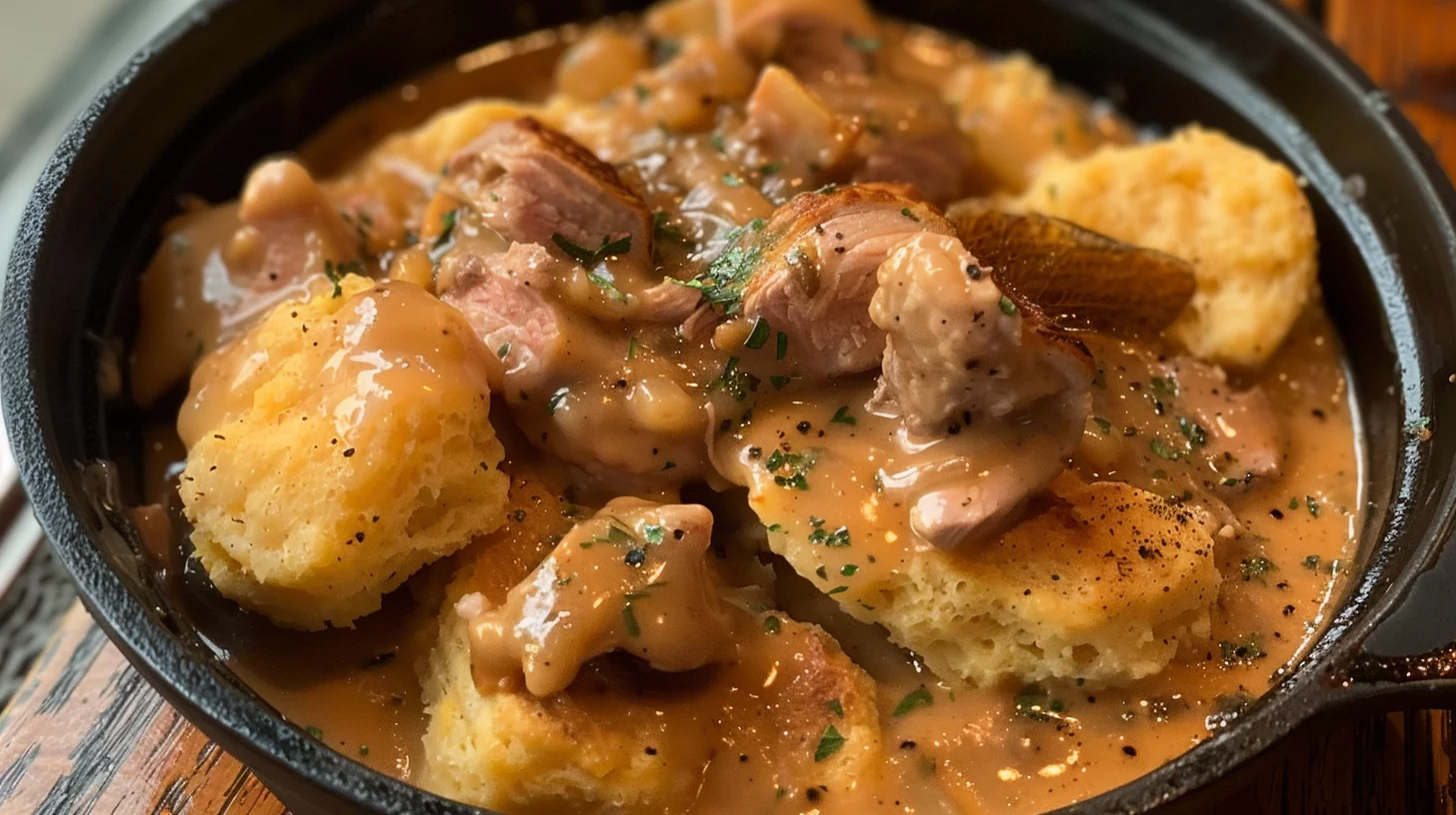 Dutch Oven Squirrel and Dumplings