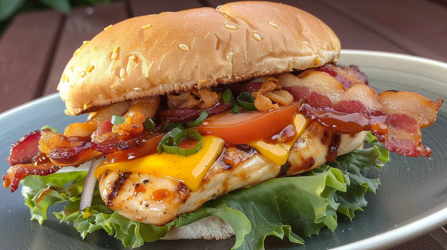 Grilled Bacon Bbq Chicken Sandwich