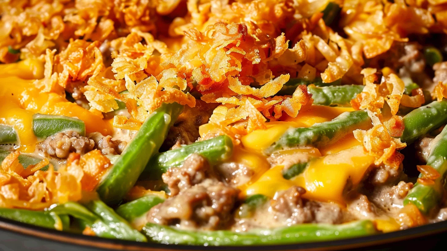 Hamburger Green Bean Casserole