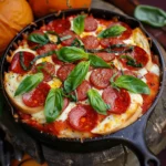 Hot Honey Pizza Dip With Venison Sausage and Pepperoni