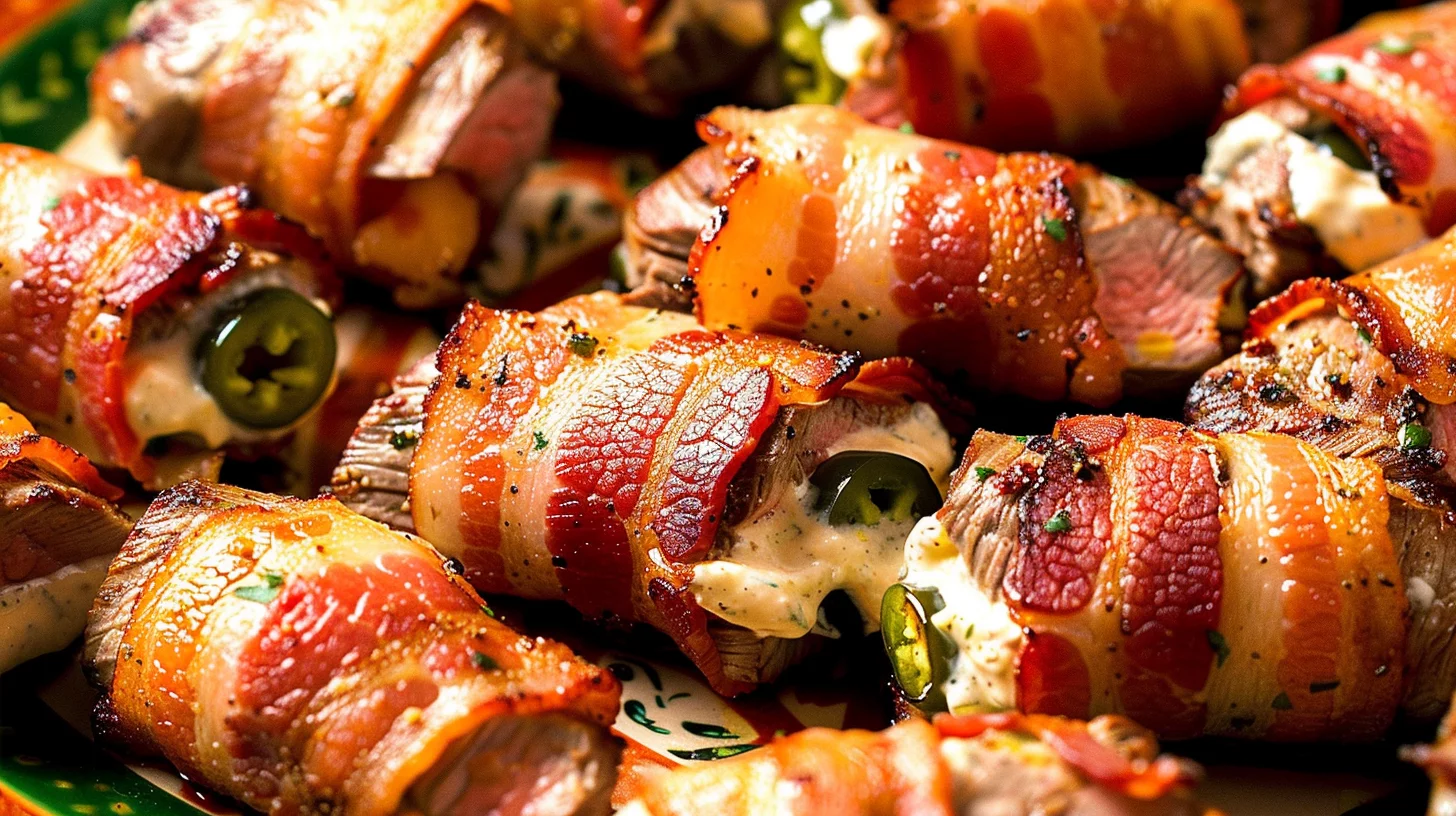 Jalapeño Cream Cheese-stuffed Venison Medallions