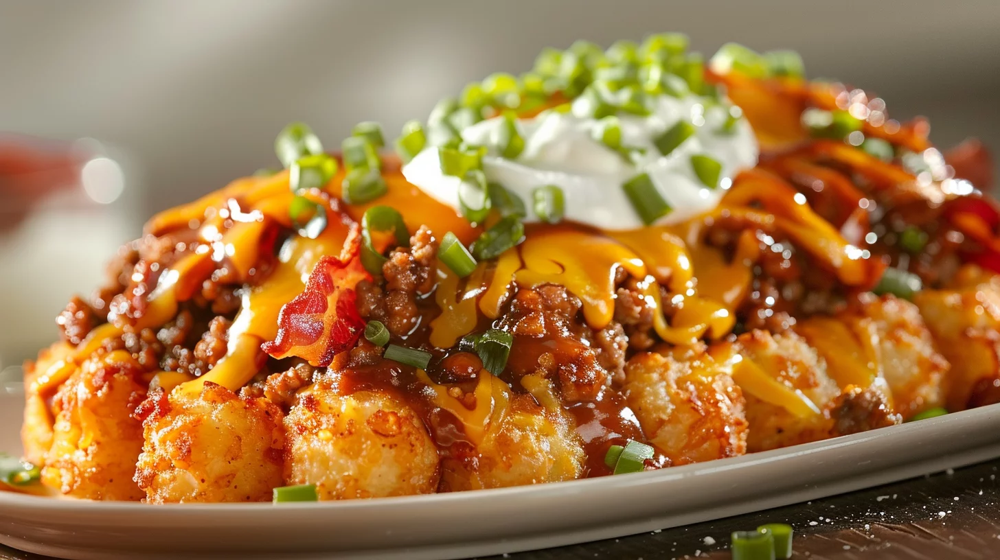 Loaded Bbq Bacon Tater Tot Casserole