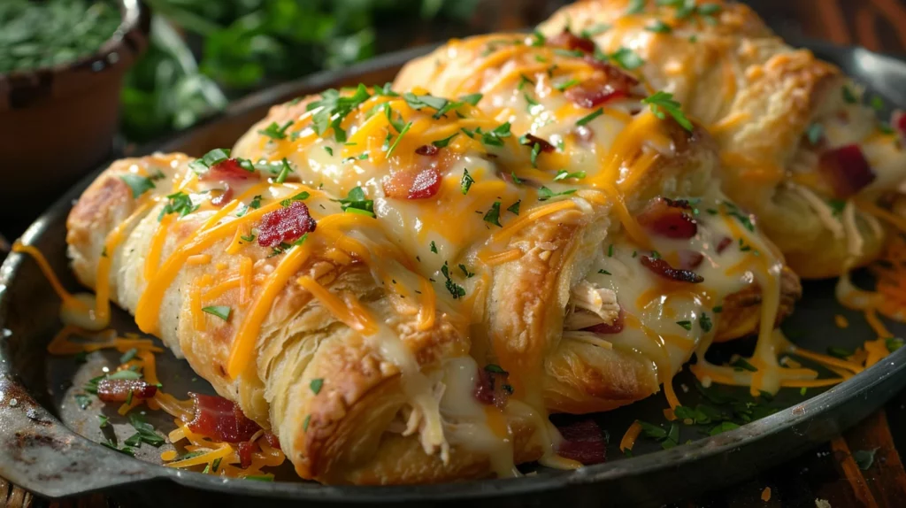Loaded Chicken Bacon Ranch Cheese Stuffed Dip Bombs