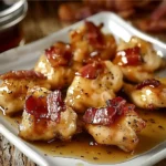 Maple Bacon Glazed Chicken Bites