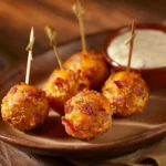 Monster Chicken Bacon Ranch Loaded Corndog Bombs