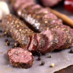 Smoked Venison Pepperoni