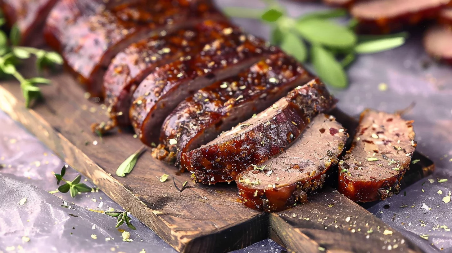 Smoked Venison Pepperoni