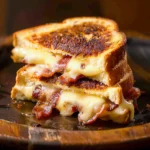 Smoky Bacon Cheddar Grilled Cheese Bake