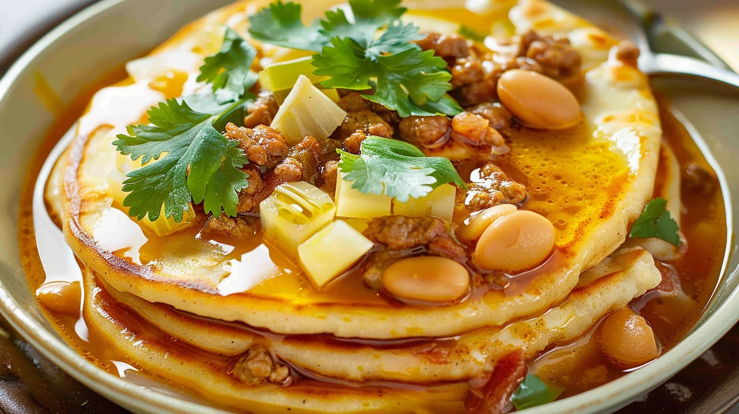 Sopa de Fideo With Ground Beef and Beans