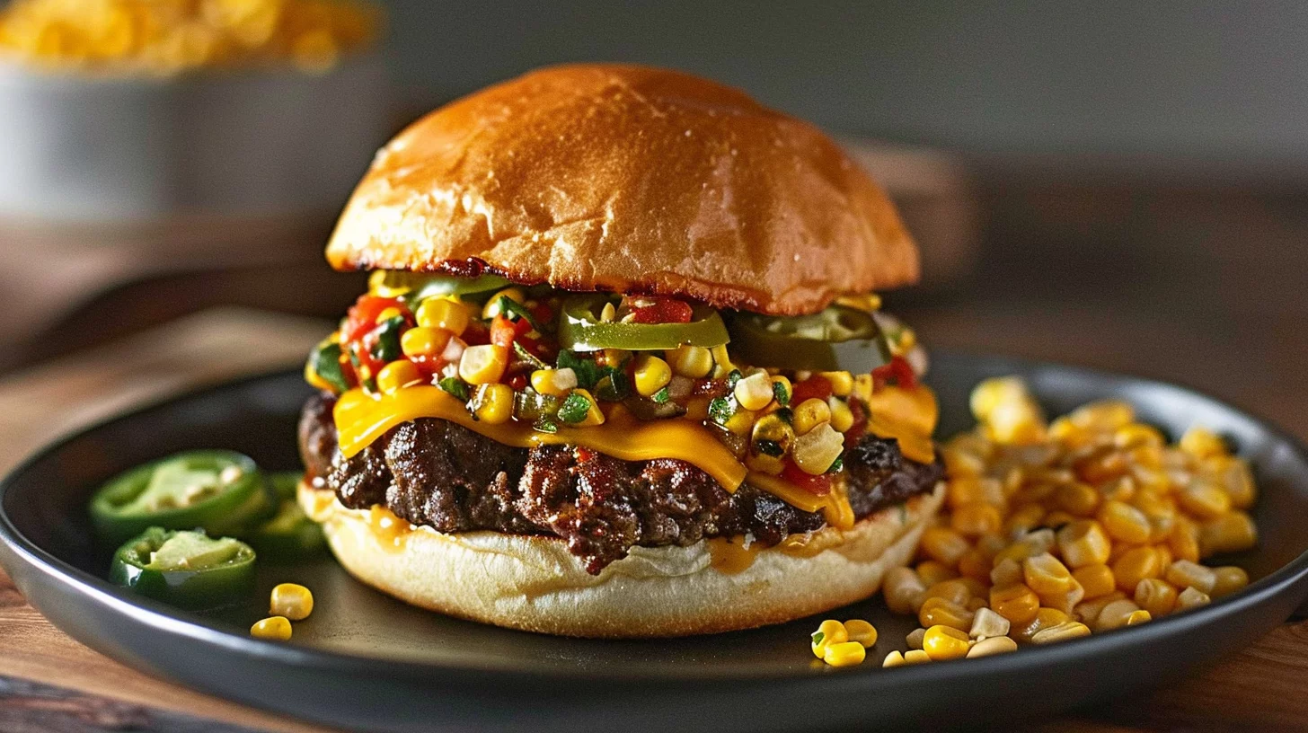 Street Corn Burgers