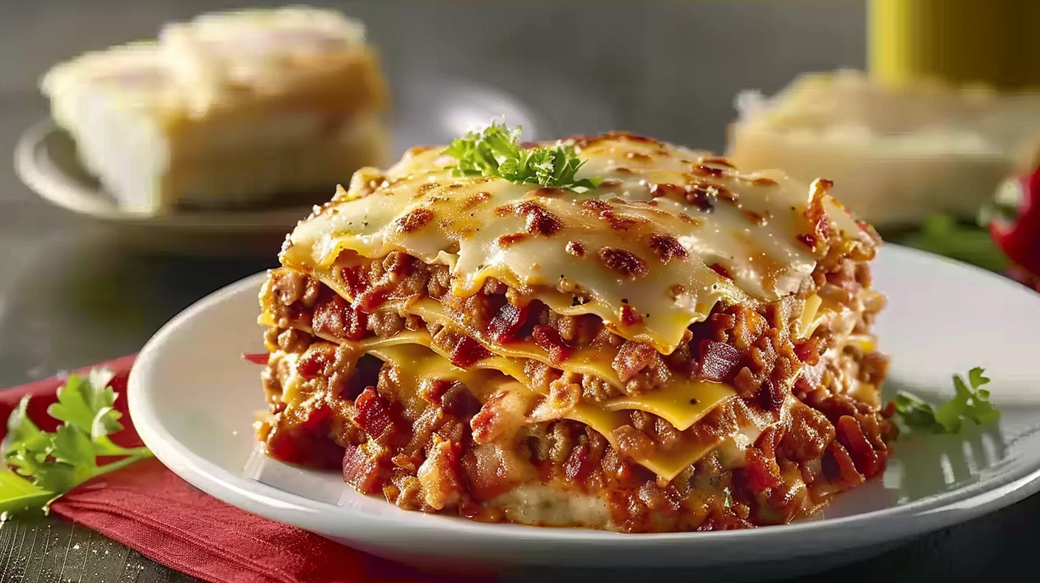 The Bacon Lasagna Burger