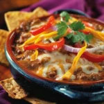 Venison Chili Cheese Dip