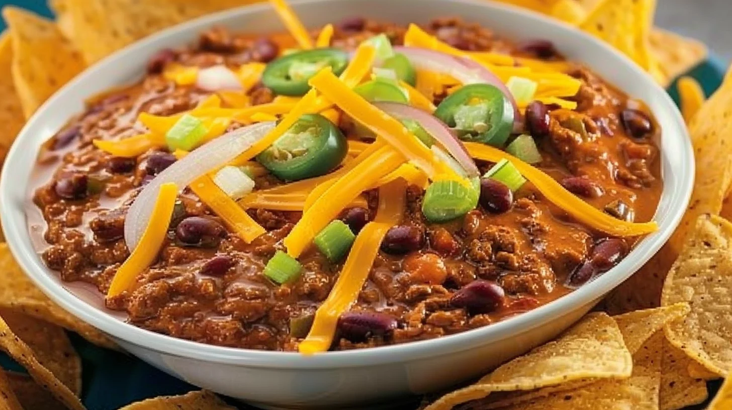 Venison Chili Cheese Dip