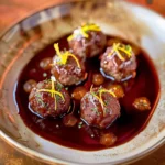 Venison Meatballs In Cumberland Sauce