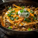 Venison Quesadilla Rice Skillet