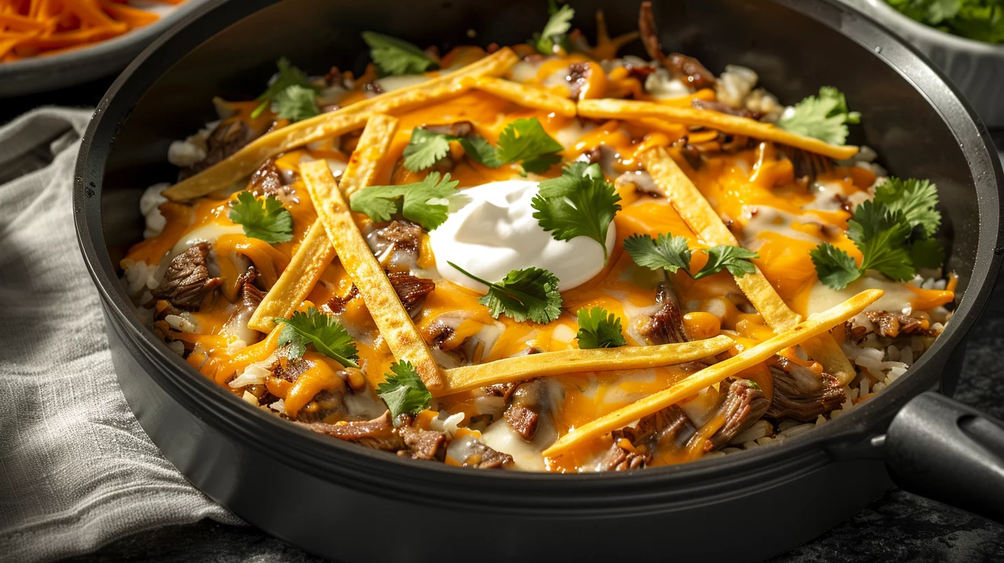 Venison Quesadilla Rice Skillet
