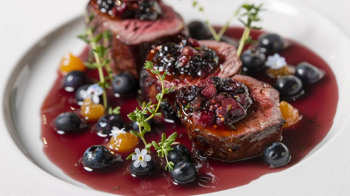 Venison With Fruit Sauces