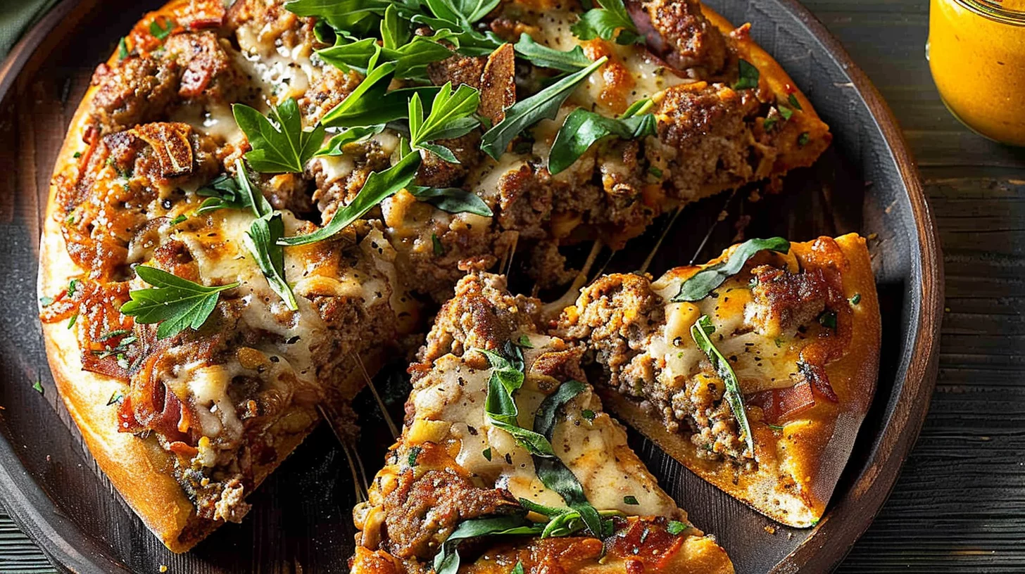 Wild Game and Venison Meat Loft Pizza