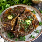 Air Fryer Steak With Garlic Butter
