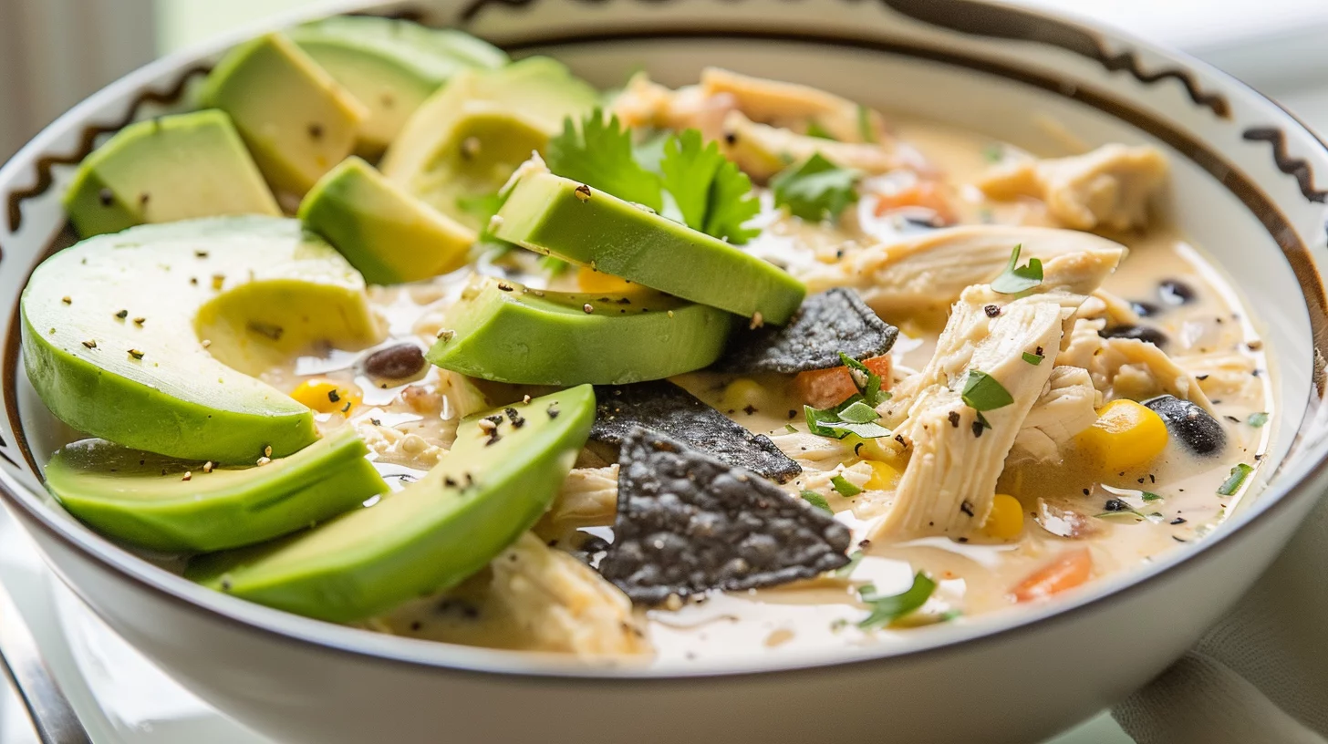 Amazing White Chicken Cream Cheese Chili