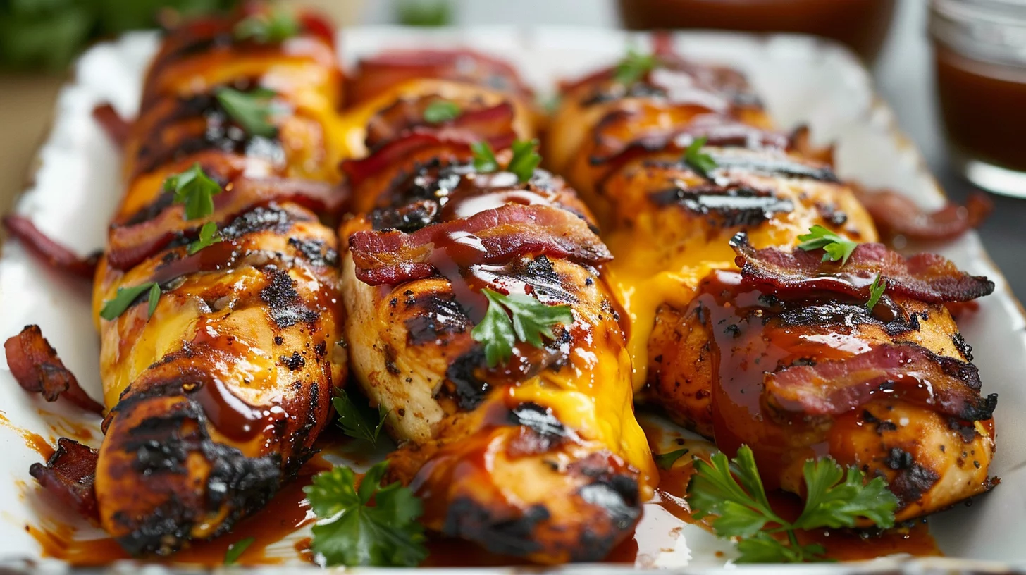Bacon Bbq Stuffed Grilled Chicken