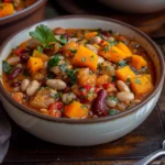 Butternut Squash Chili With White Beans