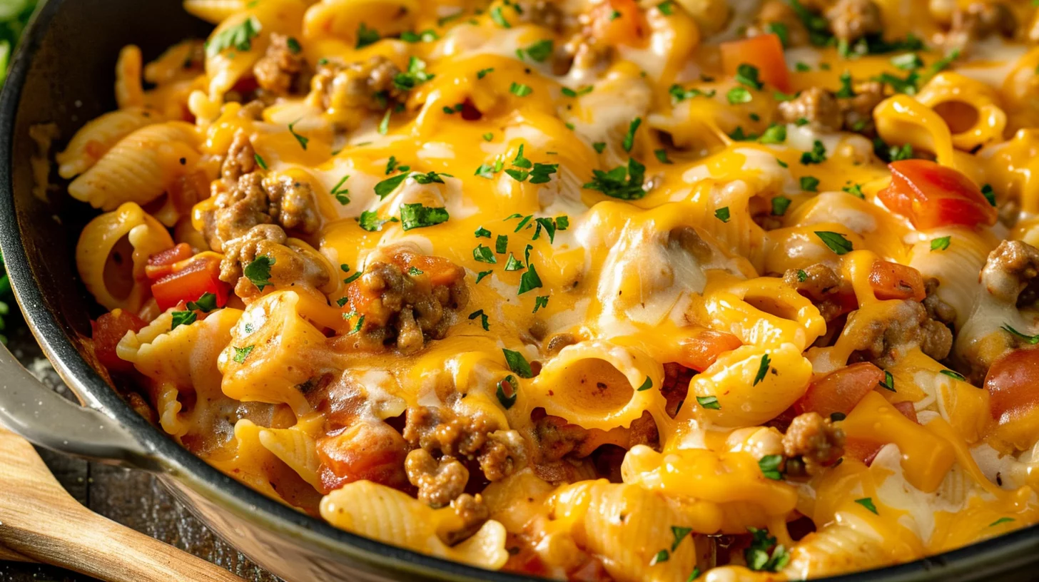 Cheesy Taco Pasta