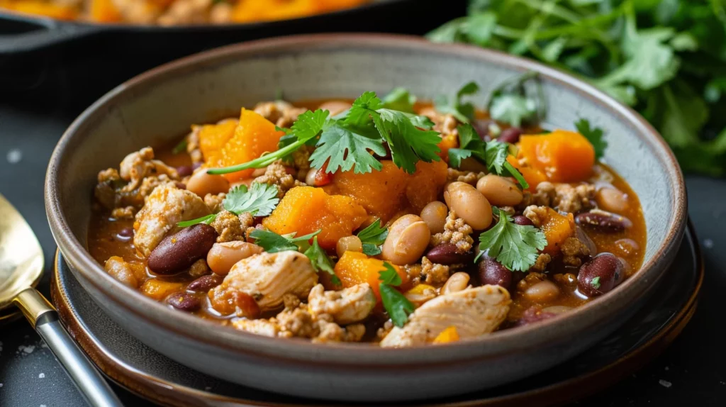Chicken Chili With Pumpkin