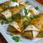 Chili Verde Burritos With Hatch Green Chile Sauce