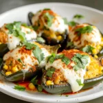 Cornbread Baked Chile Poblanos