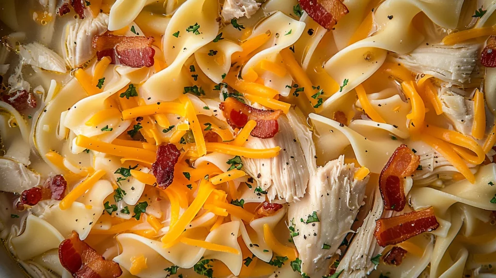 Crack Chicken Noodle Soup