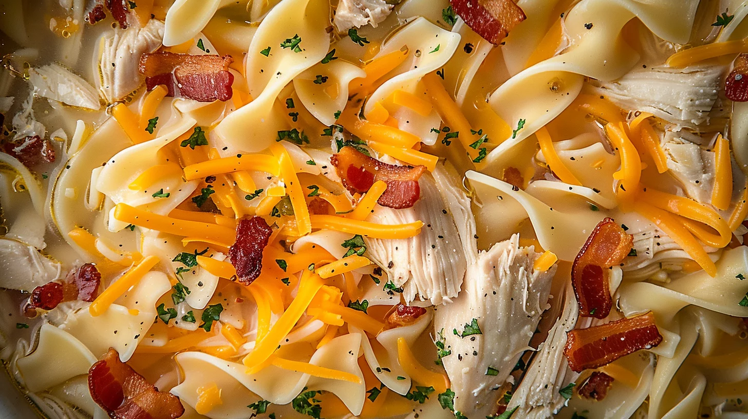 Crack Chicken Noodle Soup