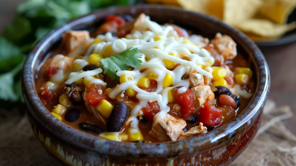 Cream Cheese Chicken Chili