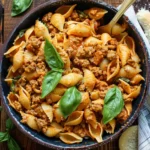 Creamy Beef and Shells