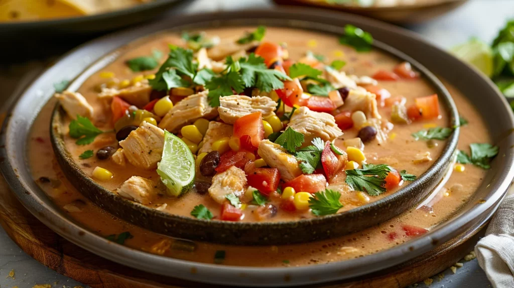 Creamy Chicken Taco Soup