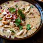 Creamy Crockpot White Chicken Chili